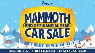 Zupps Mammoth EOFY Car Sale - is on now!