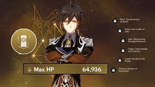 Zhongli Shield Build Test - Genshin impact