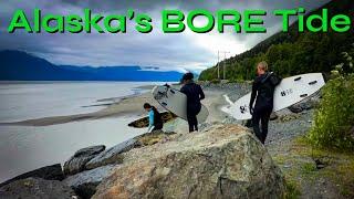 Alaskans surf the FAMOUS Cook Inlet Bore Tide! Exploring more of Alaska's beauty!