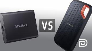 SAMSUNG T7 Portable SSD 1TB vs SanDisk 1TB Extreme Portable SSD