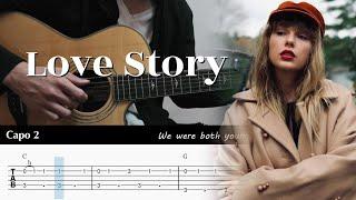 Love Story - Taylor Swift - Fingerstyle Guitar TAB Chords