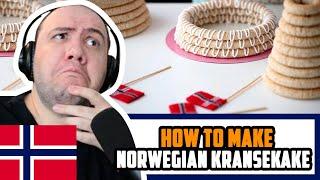  HOW TO MAKE NORWEGIAN KRANSEKAKE | TEACHER PAUL REACTS NORGE