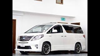 Toyota Alphard 2.4 Auto 4WD Petrol Hybrid 5dr Usez 2012 / 12 REG