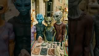 alien kids showing off human stuff #ai #funny
