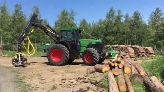 Kotschenreuther K175R Forsttraktor mit Kesla Rollenharvester 16 RH