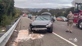 Wrong-way driver causes multi-vehicle crash on HWY 101 in San Luis Obispo