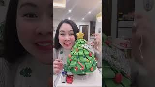 Thử thách ăn cây thông giáng sinh