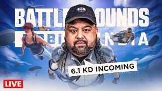 AAJ KAREGEN 1V1 WITH YUZI BHAI | BGMI LIVE WITH 6.1KD 8BIT GOLDY