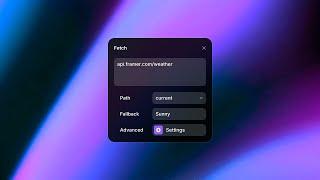 Framer Update: Fetch — Leverage the power of APIs to add dynamic data to your Framer Site