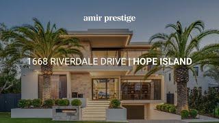 1668 Riverdale Drive, Hope Island | Brand New Waterfront Mansion | Amir Prestige