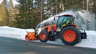 Bucher Municipal Winter Equipment in Action