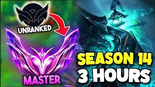 How to ACTUALLY Climb to Masters in 3 Hours with Hecarim Jungle Season 14