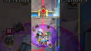 SPARKY TOO SUS...  #clashroyale #clashroyalegaming #CR #sparky
