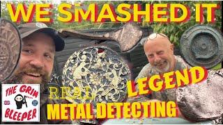 SMASHED IT WITH A LEGEND METAL DETECTING BEST DAY !!