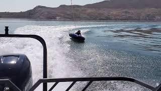 Mom crushing it at Lake Mead