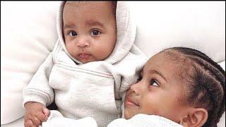 Saint West Being The Best Big Brother To Chicago and Psalm  