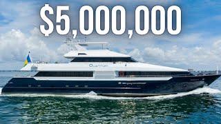 Touring a $5,000,000 Classic American SuperYacht | 125' Broward Marine Super Yacht Walkthrough