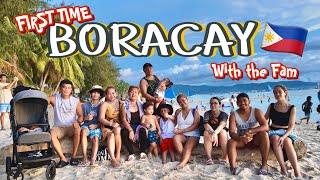 BRINGING MY WHOLE FILIPINO FAMILY TO BORACAY ISLAND! FIRST TIMER! | THE NIAN FAM  