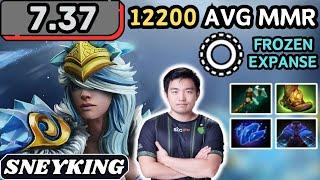 7.37 - Sneyking CRYSTAL MAIDEN Hard Support Gameplay 23 ASSISTS - Dota 2 Full Match Gameplay