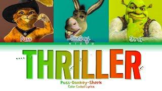 Shrek Extras 'THRILLER' Lyrics (Color Codes Lyrics)