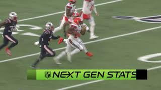 Jonathan Jones' INCREDIBLE chasedown on Nick Chubb | Next Gen Stats