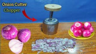 How to Make Onion Cutter chopper | Onion cutting Machine | Diy Onion Cutter 