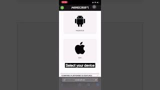 How to download minecraft for free ios #shorts