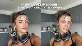 GET READY WITH ME | Starting a hair care journey, my natural glory everyday make up look