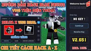 Hướng dẫn cách HACK ROBLOX VNG Blox Fruits bằng Delta X V2.651 Chính Thức Trên Điện Thoại, Chi Tiết!