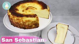 San Sebastian Cheesecake / verbrannter Käsekuchen / cremig, sahnig, leicht, blitzschnell in 5 Min.