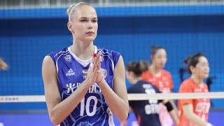 Arina fedorovtseva | Shanghai vs. Liaoning | China volleyball League 2024-2025