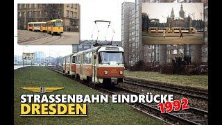 Straßenbahn Eindrücke aus Dresden - 1992