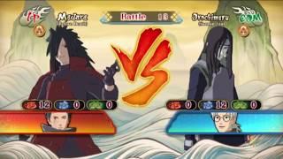 Madara Uchiha VS Orochimaru, Kimimaro - TAT GAMES | Naruto Shippuden Ultimate Ninja Storm 4