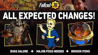 EXPECTED Changes in Todays Fallout 76 Update!