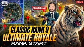 ULIMATE ROYALE RANK 10 | CONQUEROR CHALLENGE | TMG MARKHOR | PUBG Live Stream