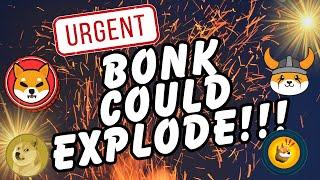 URGENT!  BONK Price Ready To BURST UP! SHIBA INU COIN and DOGECOIN UPDATE!