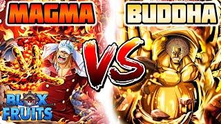 (AWAKENED!!) Magma Vs Buddha - Blox Fruits