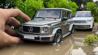 Mini Mercedes G-Class v New Range Rover Luxury SUV 1:18 Scale | Offroading | Diecast Model Cars