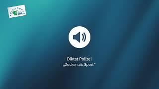 Diktat Polizei | Zocken als Sport #einstellungstest #deutschlernen