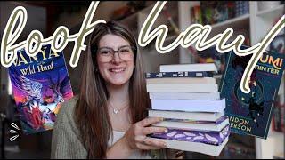 birthday book haul 2025 // all the books I got for my 28th bday // middle grade and adult fantasy 