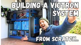 Ultimate VICTRON Off Grid System for Van Life (step by step) || Self Build Van Conversion