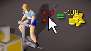 RuneScape, but every click costs 100 gold