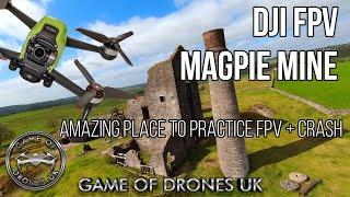 I Crashed my DJI FPV after 5 weeks Magpie Mine practice session