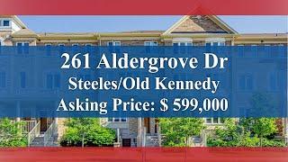 SOLD 261 Aldergrove Dr, Markhan, ON