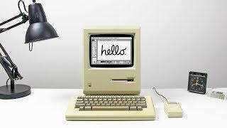 Apple Desk Setup - 1984 RETRO Edition!