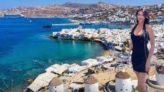 МИКОНОС  MYKONOS  Пляжи и клубы на МИКОНОС, отель ASTY HOTEL 