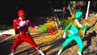 GREEN RANGER VS RED RANGER!?