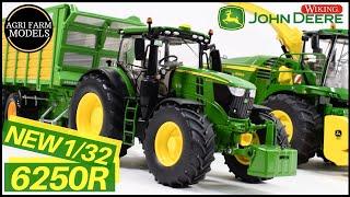 JOHN DEERE 6250R by WIKING (1/32 scale) | Farm model review #61