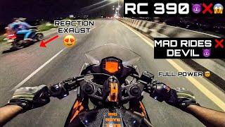 KTM RC 390‼️|| MAD RIDES || REACTIONS || XTREAM POWER ️|| night rides || UNKNOWNRIDER