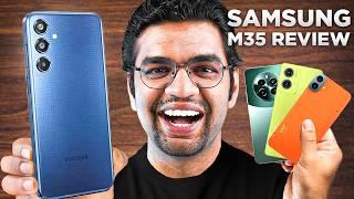 Samsung Galaxy M35 5G Review & Comparison with CMF Phone 1, Moto G85 & Realme Narzo 70 Pro